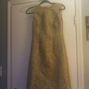 Ann Taylor gold dress